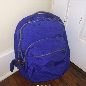 Kipling Purple Backpack